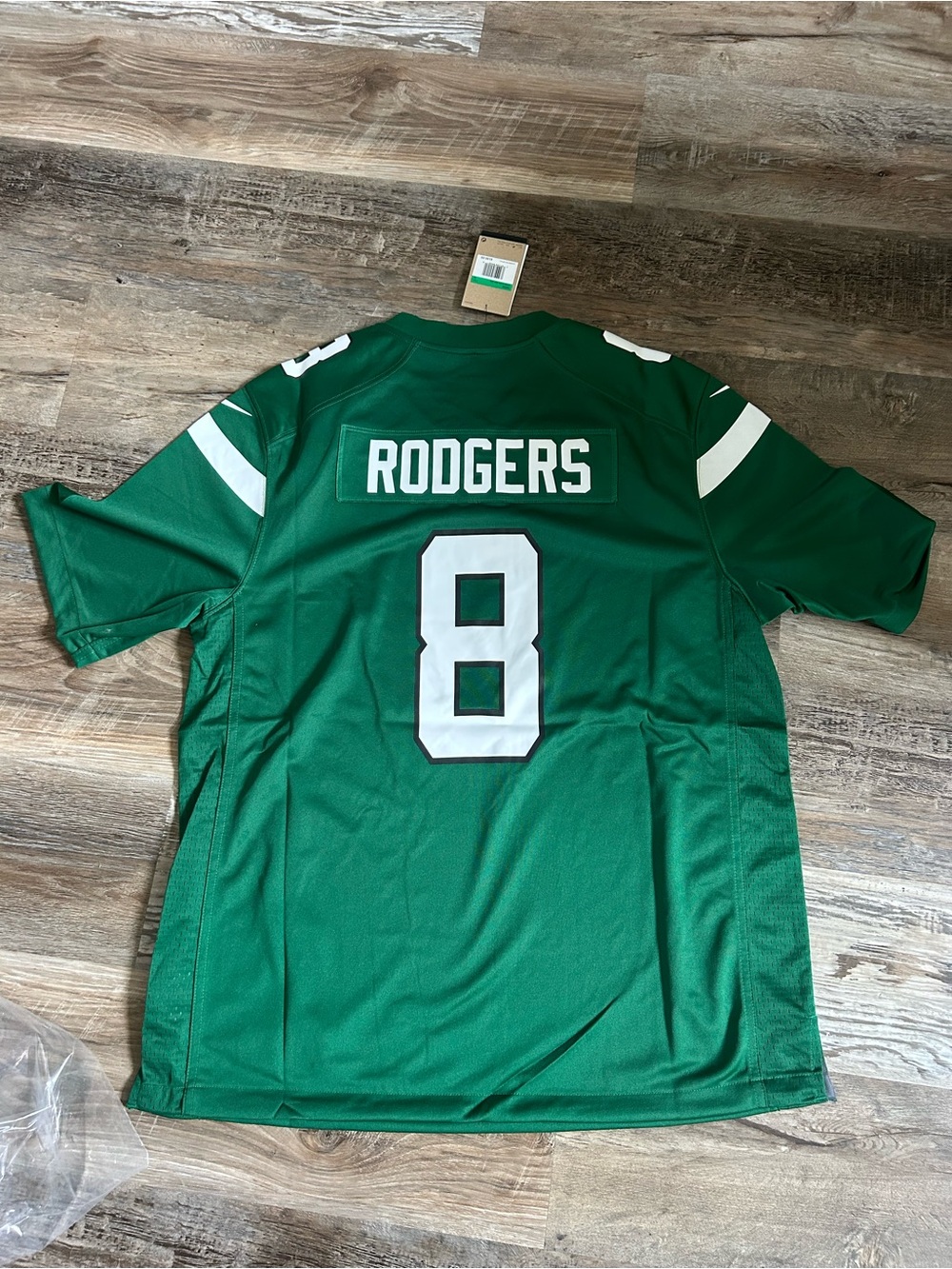 Rodgers #8 Jets football Jersey xl